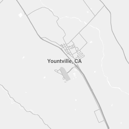 Yountville, CA Map